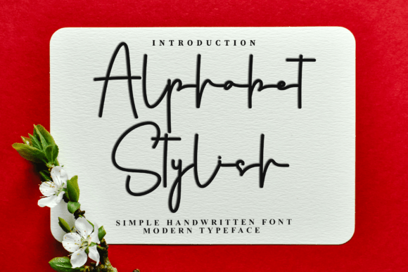 Alphabet Stylish Font: Elegant Handwriting for Designs