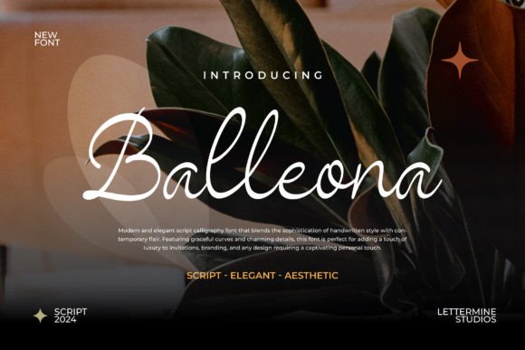 Balleona Font: Elegant Script for Modern Design