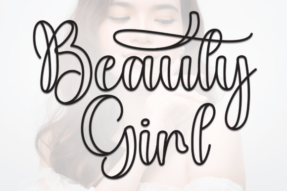 Beauty Girl Font: Elegant Script for Everyday Design