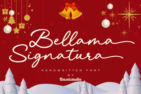 Bellama Signatura Font: Elegant Script for Luxury Design