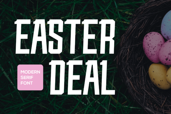 Easter Deal Font: Bold Modern Sans Serif