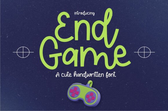 End Game Font: Versatility in Handwritten Typography