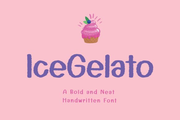 IceGelato Font: A Sweet and Friendly Handwritten Style for Creative Projects