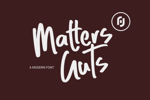 Matters Guts Font: Bold Design for Modern Projects