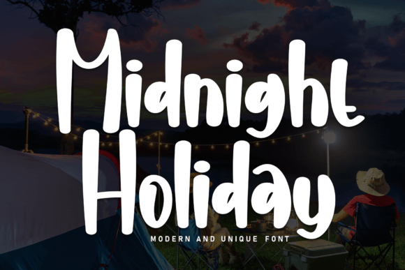 Midnight Holiday Font: A Unique Touch for Your Designs