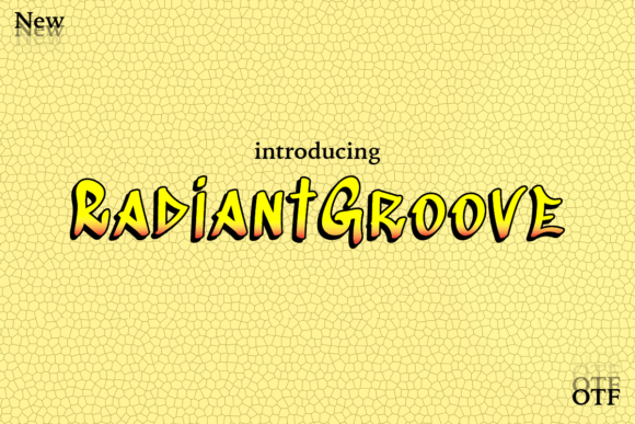 Radiant Groove Font: A Dynamic Display Typeface for Modern Design