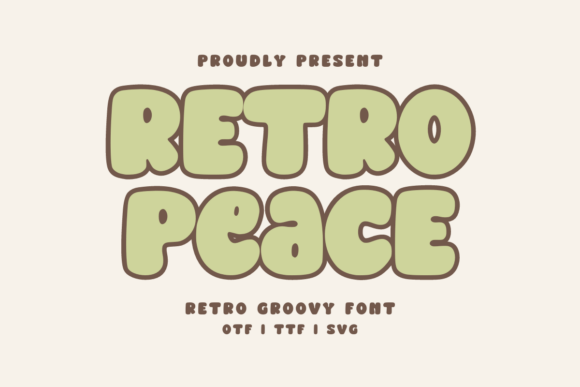 Retro Peace Regular Font: A Playful Display Typeface for Creative Projects