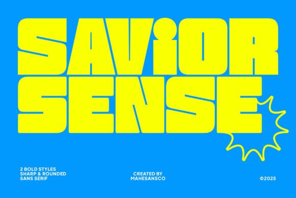 Savior Sense Font: A Bold Design Essential