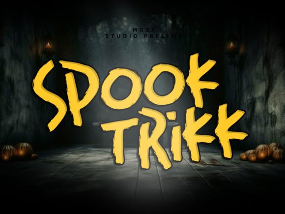 Spook Trikk Font: Where Playful Horror Meets Whimsical Design