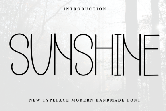 Sunshine Font: Elegant Script for Designers