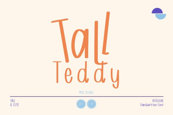 TallTeddy Font: A Touch of Adorable Simplicity for Digital Creativity