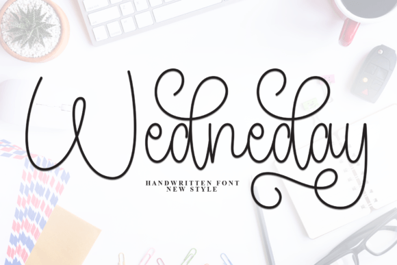 Wedneday Font: Elegant Handwritten Charm